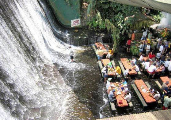 Nica Waterfall Restaurant in Philippines