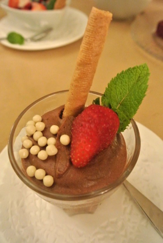 Dessert: Mousse au chocolat 