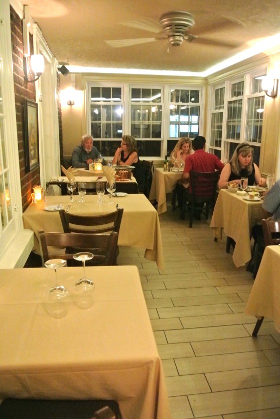 Interior view of the restaurant 