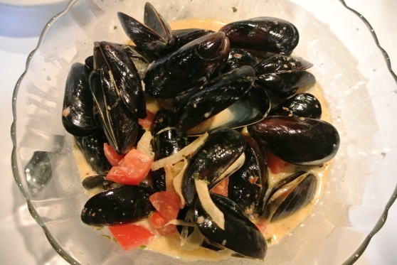 Mussels Meuniere - from Prince Edward Island